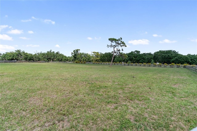 3810 Hidden River Rd, Sarasota, FL 34240 - view of yard featuring a view of rural / pastoral area