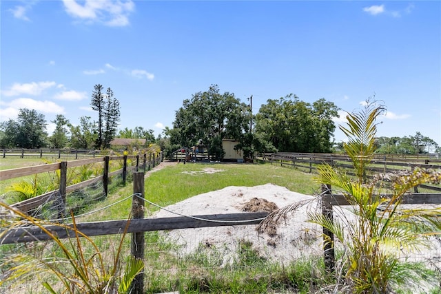 3810 Hidden River Rd, Sarasota, FL 34240 - view of yard featuring a view of rural / pastoral area