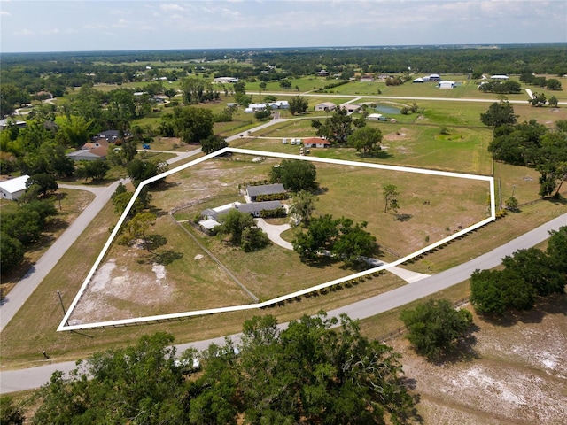 3810 Hidden River Rd, Sarasota, FL 34240 - aerial overview of property's location with property parcel outlined