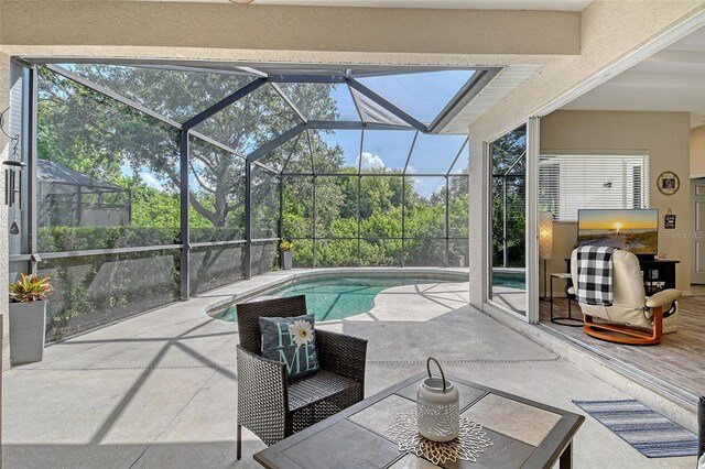 12358 Lavender Loop, Bradenton, FL 34212 - swimming pool featuring a patio and a lanai