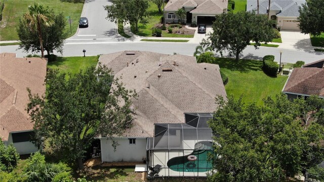 12358 Lavender Loop, Bradenton, FL 34212 - aerial perspective of suburban area featuring a pool area