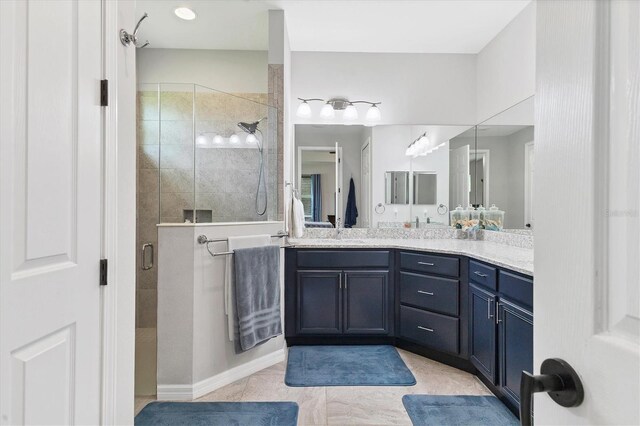 12755 Rainwashed Loop, Parrish, FL 34219 - bathroom featuring a stall shower and vanity