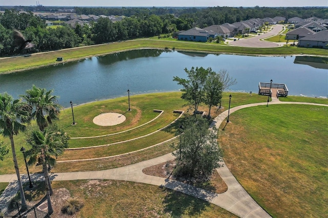 12755 Rainwashed Loop, Parrish, FL 34219 - aerial perspective of suburban area with a large body of water
