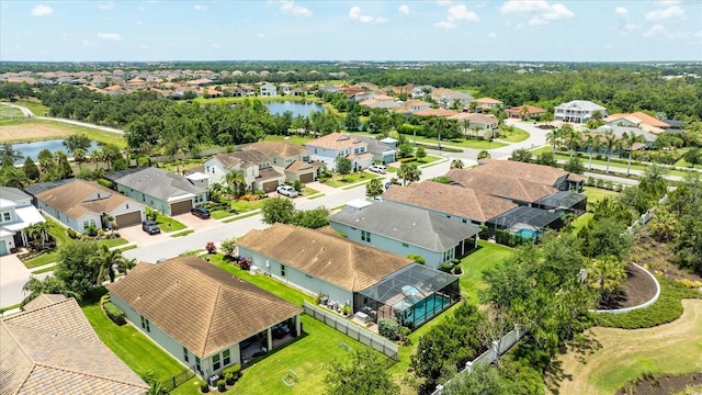 13819 American Prairie Pl, Bradenton, FL 34211 - aerial perspective of suburban area with a large body of water