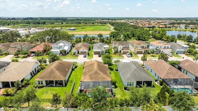 13819 American Prairie Pl, Bradenton, FL 34211 - aerial perspective of suburban area with a nearby body of water