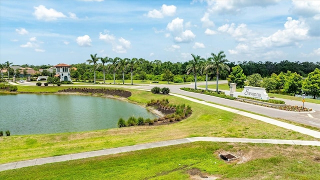 13819 American Prairie Pl, Bradenton, FL 34211 - surrounding community with a water view and a yard
