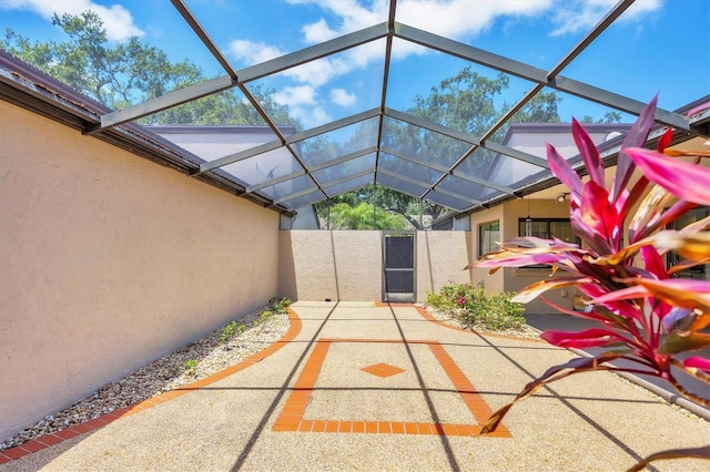 3914 Glen Oaks Manor Dr, Sarasota, FL 34232 - view of patio / terrace with a gate and a lanai