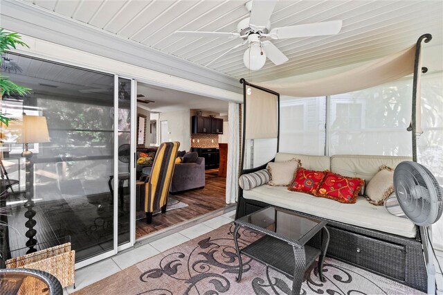 2306 63rd St W Unit 40, Bradenton, FL 34209 - sunroom / solarium with ceiling fan