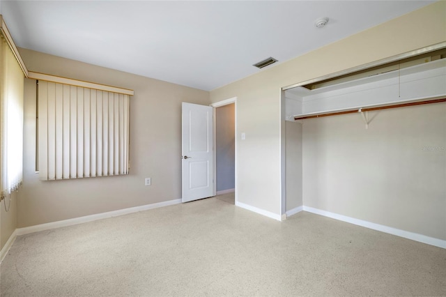 135 Gulfview Rd, Punta Gorda, FL 33950 - unfurnished bedroom with a closet, speckled floor, and baseboards