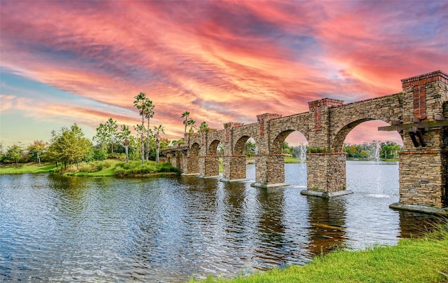 11427 Viani Ter, Palmetto, FL 34221 - water view with a notable bridge