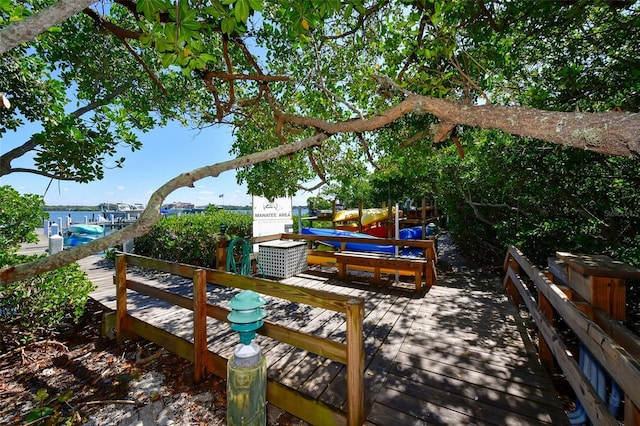 8779 Midnight Pass Rd Unit 506H, Sarasota, FL 34242 - view of wooden terrace