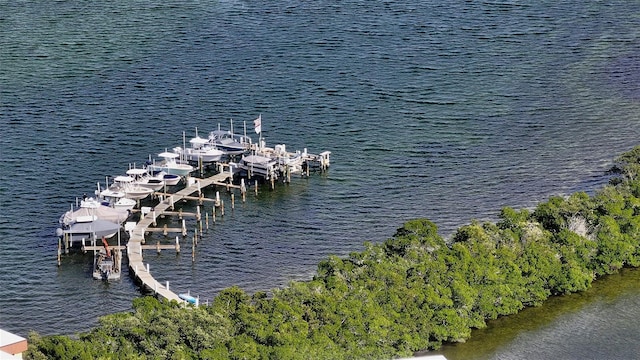 8779 Midnight Pass Rd Unit 506H, Sarasota, FL 34242 - dock with boat lift and a water view