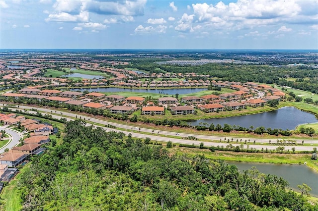 13710 Messina Loop Unit 201, Bradenton, FL 34211 - aerial perspective of suburban area featuring a large body of water