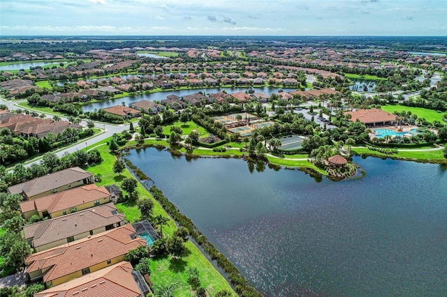 13710 Messina Loop Unit 201, Bradenton, FL 34211 - aerial perspective of suburban area with a large body of water