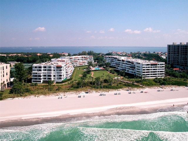 1465 Gulf Of Mexico Dr Unit 502, Longboat Key, FL 34228 - bird's eye view of expansive beach