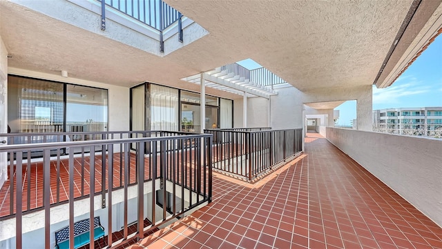 1465 Gulf Of Mexico Dr Unit 502, Longboat Key, FL 34228 - balcony with a pergola