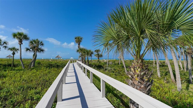 1465 Gulf Of Mexico Dr Unit 502, Longboat Key, FL 34228 - view of property's community with view of water and beach