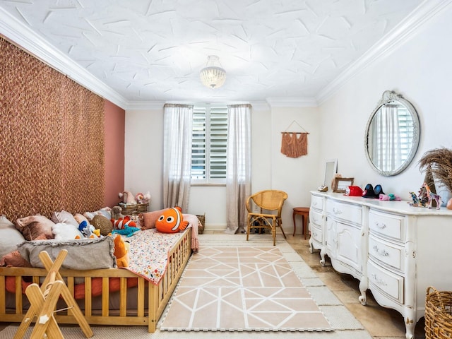 5880 Midnight Pass Rd Unit 207, Sarasota, FL 34242 - bedroom featuring ornamental molding