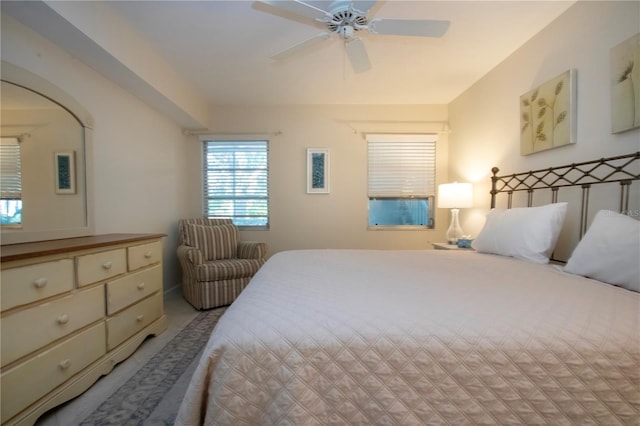 3745 Almeria Ave Unit 7S, Sarasota, FL 34239 - bedroom with a ceiling fan