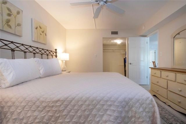 3745 Almeria Ave Unit 7S, Sarasota, FL 34239 - bedroom featuring a ceiling fan