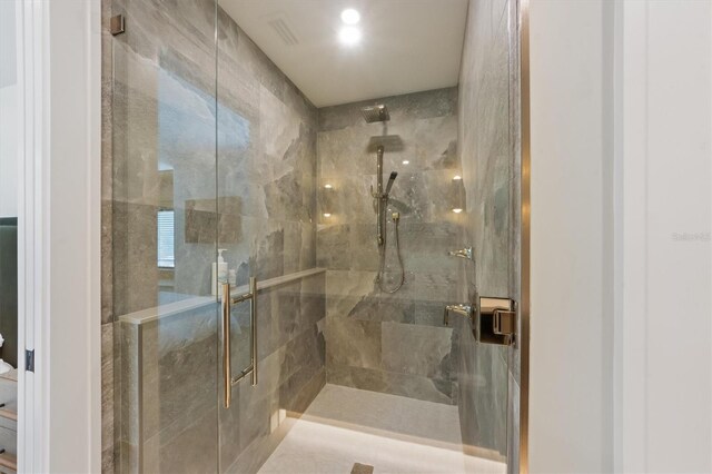 401 39th St, Holmes Beach, FL 34217 - full bath featuring a shower stall and toilet