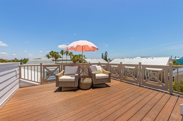 401 39th St, Holmes Beach, FL 34217 - view of wooden terrace