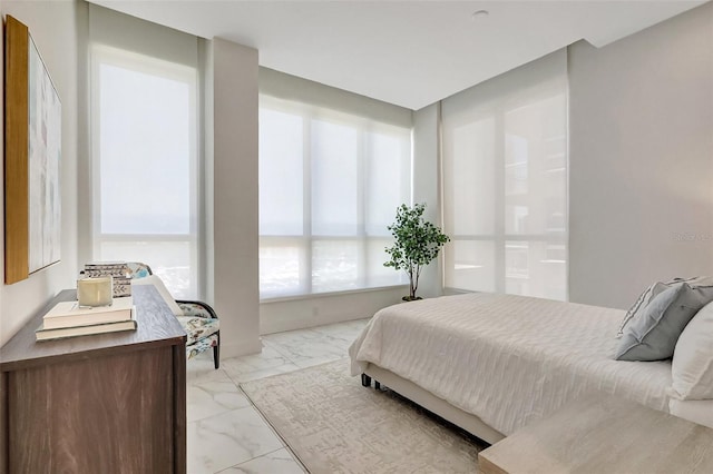 33 S Palm Ave Unit 1101, Sarasota, FL 34236 - bedroom featuring light marble finish floors