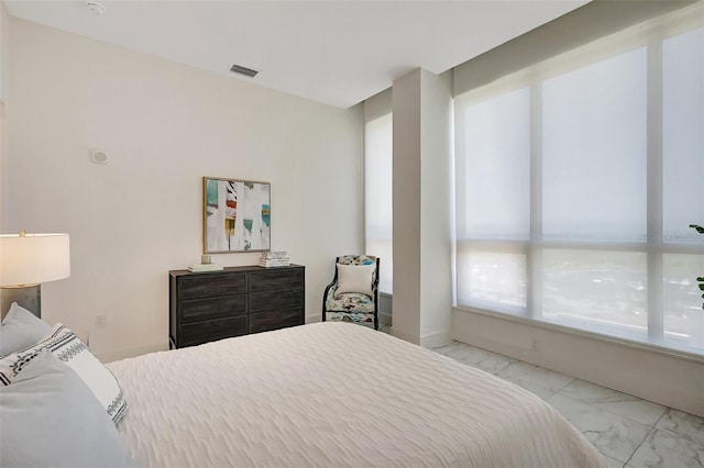 33 S Palm Ave Unit 1101, Sarasota, FL 34236 - bedroom featuring marble look tiles