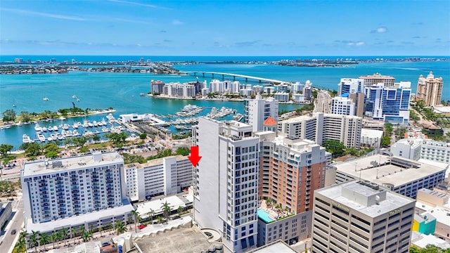 33 S Palm Ave Unit 1101, Sarasota, FL 34236 - view of urban area featuring a nearby body of water and a notable bridge