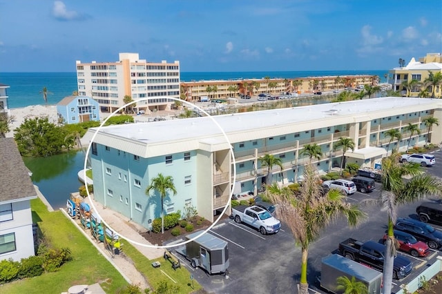 9200 Midnight Pass Rd Unit 30, Sarasota, FL 34242 - drone / aerial view of apartment complex and a nearby body of water