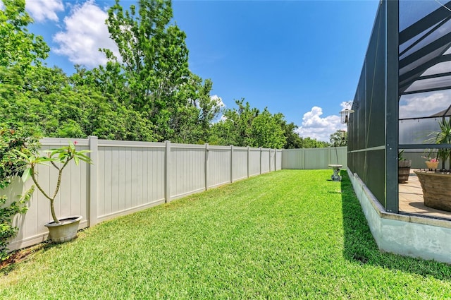 11254 82nd St E, Parrish, FL 34219 - view of yard featuring a lanai