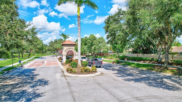 5285 Far Oak Cir, Sarasota, FL 34238 - view of asphalt street featuring curbs and sidewalks