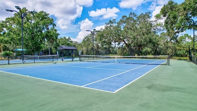 5285 Far Oak Cir, Sarasota, FL 34238 - view of tennis court featuring community basketball court