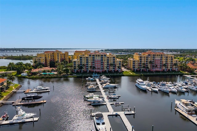 610 Riviera Dunes Way Unit 503, Palmetto, FL 34221 - bird's eye view of a nearby body of water and a marina