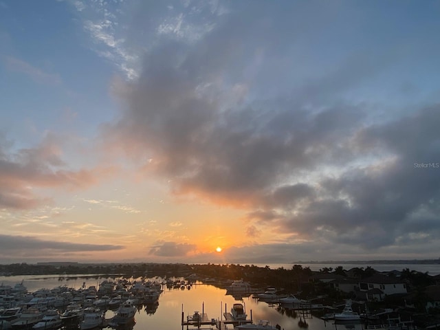 610 Riviera Dunes Way Unit 503, Palmetto, FL 34221 - water view featuring numerous boat docks and a boat dock