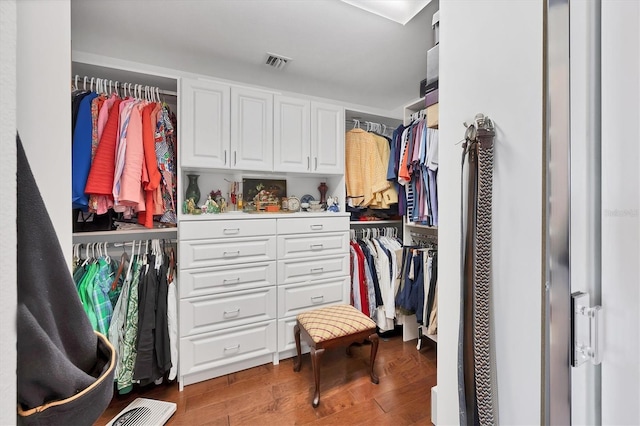 401 N Point Rd Unit 504, Osprey, FL 34229 - spacious closet with wood finished floors