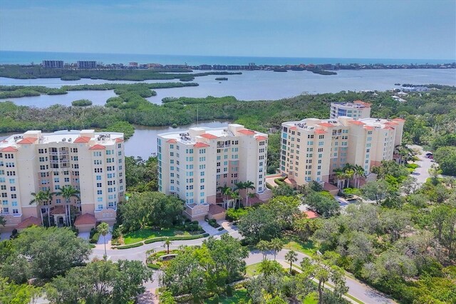 401 N Point Rd Unit 504, Osprey, FL 34229 - drone / aerial view of a nearby body of water