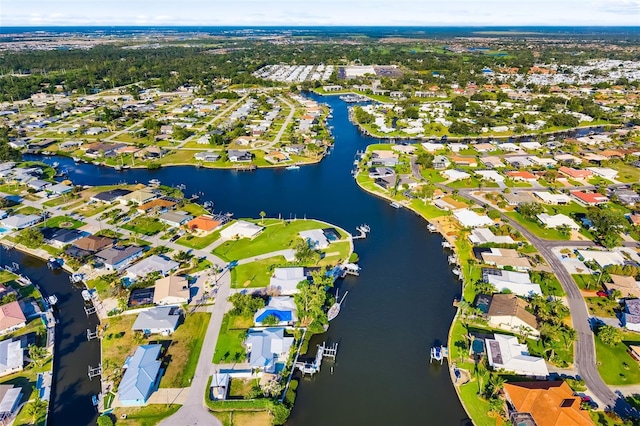 1921 Fairview Dr, Englewood, FL 34223 - aerial view of residential area with a large body of water