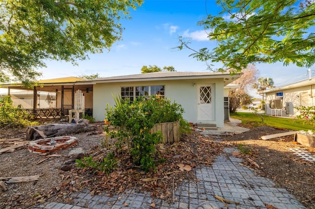 1921 Fairview Dr, Englewood, FL 34223 - view of front of house featuring stucco siding