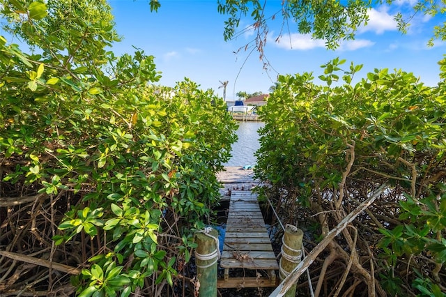 1921 Fairview Dr, Englewood, FL 34223 - dock featuring a water view
