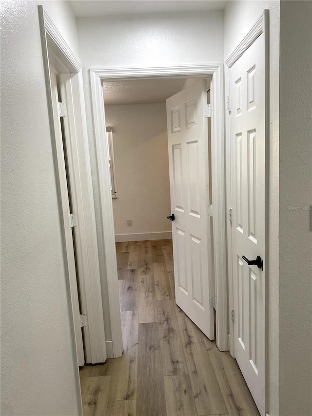 1947 Los Lomas Dr, Clearwater, FL 33763 - hall with light wood-style floors