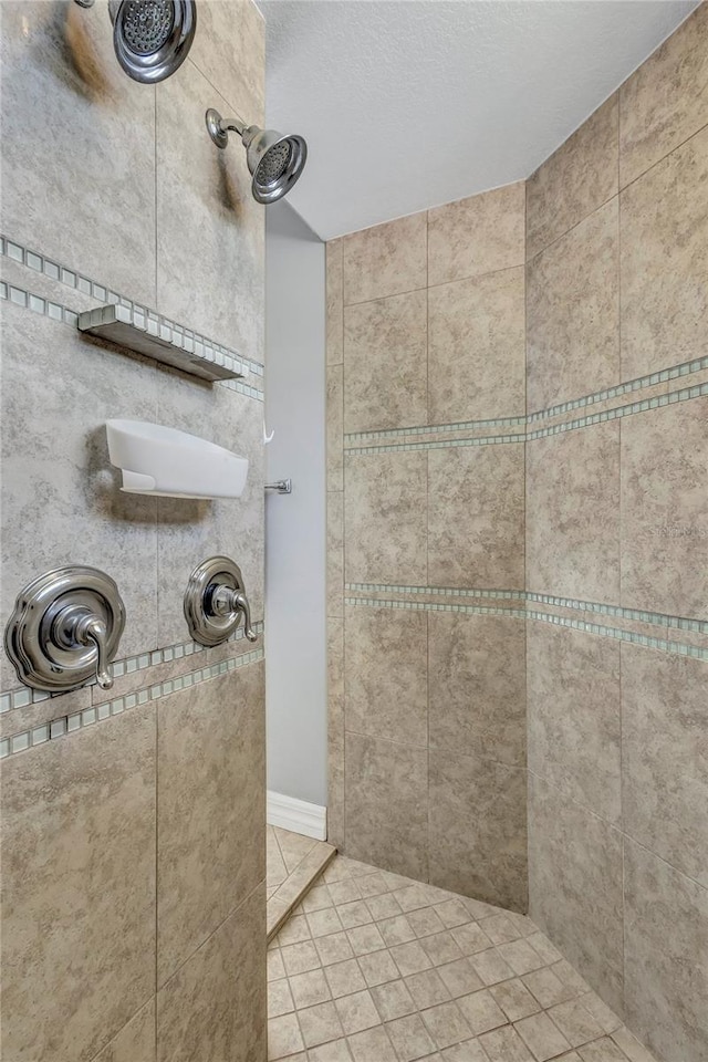 15006 21st Ave E, Bradenton, FL 34212 - full bath with a tile shower and tile patterned flooring