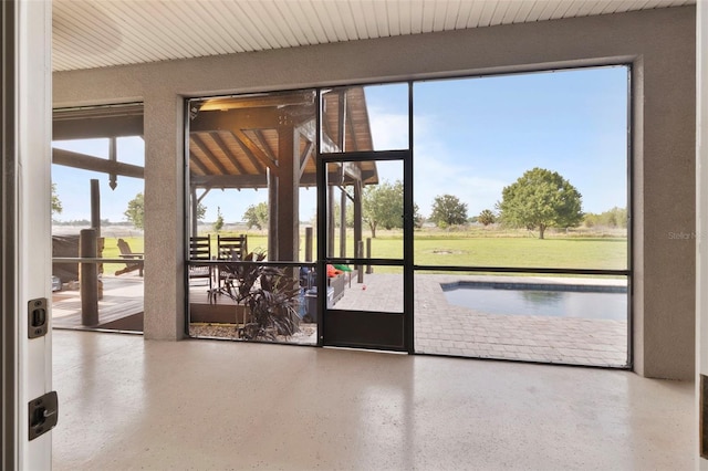2350 Virgil Hall Rd, Lithia, FL 33547 - entryway featuring speckle patterned floor