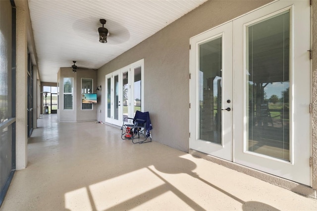 2350 Virgil Hall Rd, Lithia, FL 33547 - view of patio / terrace featuring french doors