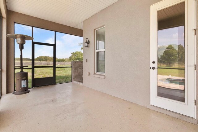 2350 Virgil Hall Rd, Lithia, FL 33547 - view of unfurnished sunroom