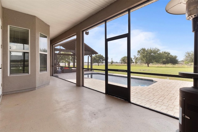 2350 Virgil Hall Rd, Lithia, FL 33547 - view of unfurnished sunroom