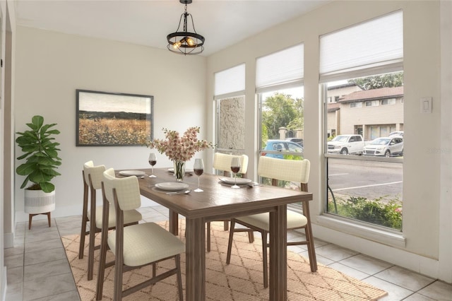 4475 Sandner Dr, Sarasota, FL 34243 - dining room with light tile patterned floors