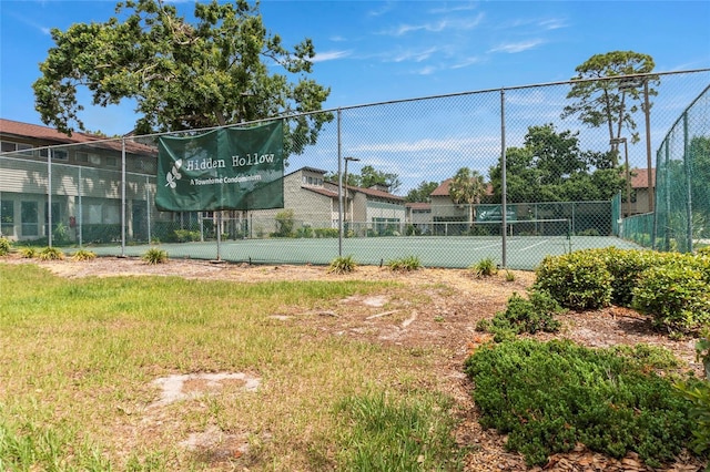 4475 Sandner Dr, Sarasota, FL 34243 - view of tennis court