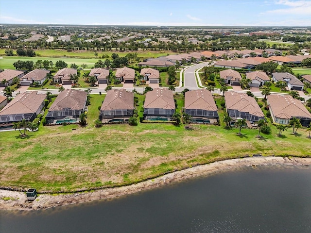 12856 Sorrento Way, Bradenton, FL 34211 - aerial view of residential area with a large body of water