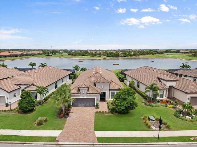 12856 Sorrento Way, Bradenton, FL 34211 - aerial perspective of suburban area with a large body of water